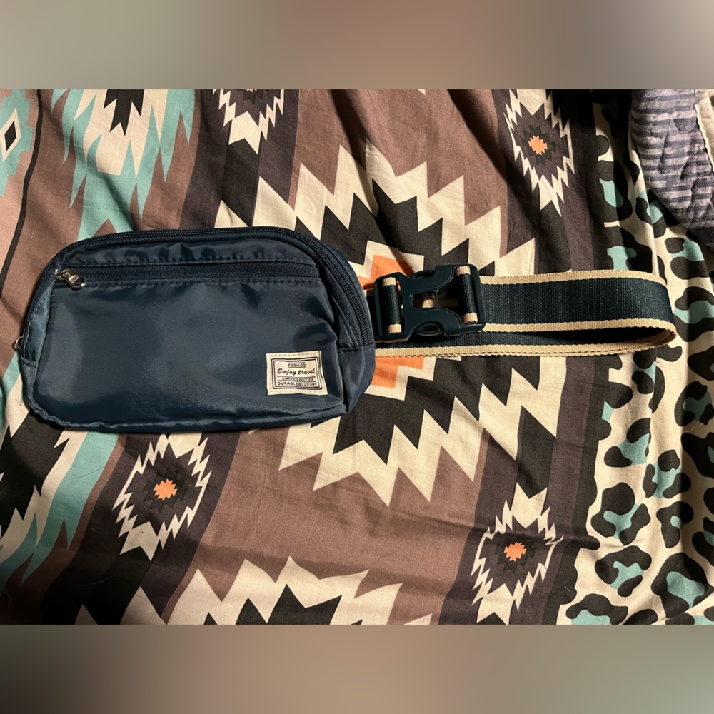 Navy Blue Belt Bag